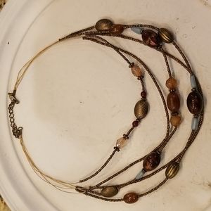 Multi Strand Beaded Necklace